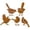 A, variant on 5Pc Rusty Metal Bird Silhouette Garden Decor Ornaments, Rust Steel Bird Yard Fence Topper Statues, Cutout Bird Silhouette Lawn Art Decor, Vintage Rusty Iron Bird Silhouette Stake Sculpture