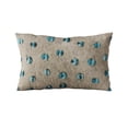 thumbnail image 5 of Plutus 26" x 26" Wool Dot Luxury Throw Pillow in Blue, 5 of 9