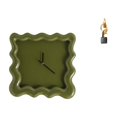 thumbnail image 1 of Adorno De Reloj De Pared Cuadrado Silencioso Para Cocina, Estudio Y Estatua De Arte Abstracto, Figura De Resina, Recuerdo Decorativo Para Decoración De Casa Y Oficina., 1 of 8