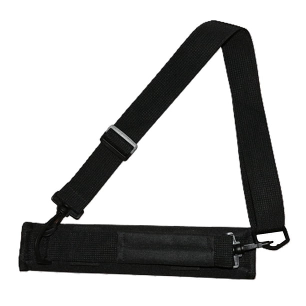 Soporte para bolsa de práctica de golf y correa para el hombro para 3- de golf - Fuerte y Negro Cola Portador de palos de golf
