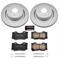 thumbnail image 2 of PowerStop Rear Geomet Coated Brake Rotor and Pad Kit Fits: INFINITI Select Models CRK5861, 2 of 4