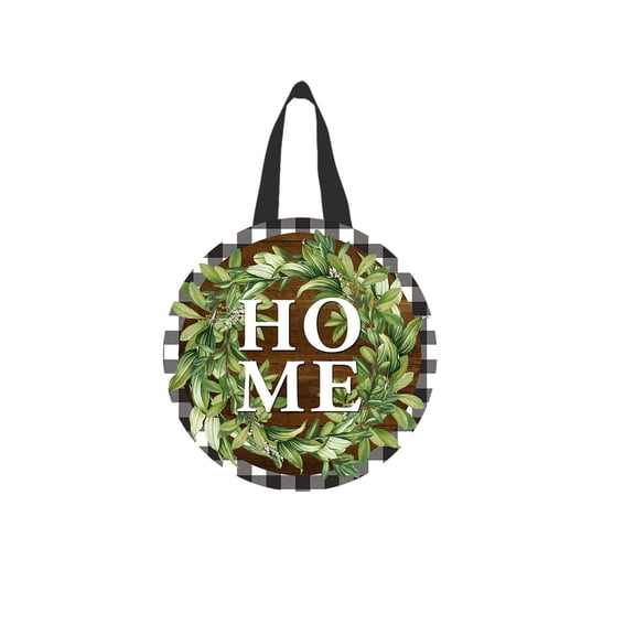 Briarwood Lane Farmhouse Wreath Wood Door Hanger