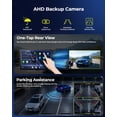 thumbnail image 5 of LAMTTO 11" Wireless CarPlay & Android Auto Screen, Built-in Video Apps & Screen Mirroring, Portable Apple CarPlay with 720p Backup Camera, 5 of 10