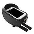 thumbnail image 1 of Bike Storage Bag Large Capacity Front Beam Phone Holder Waterproof Bike Phone Mount Bag with Touch Screen Pouch for Outdoor Cycling, 1 of 8
