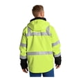 thumbnail image 2 of CornerStone Unisex ANSI 107 Class 3 Waterproof Ripstop 3-In-1 Parka | Hard Shell Rain Jacket & Fleece Hoodie for Men & Women, 2 of 4