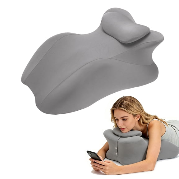 Ergonomic Memory Foam Wedge Pillow, Multi-Position Body Support Cushion for Pain Relief, Removable Washable Cover