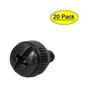 Uxcell M3.5 6#-32 PC Computer Case Thumbscrews Thumb Screws (20-pack)