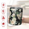 thumbnail image 5 of 12oz Coffee Tumblers Pioneer Flower Floral Print Pattern Stainless Steel Vacuum Insulated Travel Tumbler Coffee Cups Mug with Lid and Straw with Cleaning Brush for Cold & Hot Drinks, 5 of 5