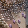 thumbnail image 2 of NEWSPIED Stickers 5D para uñas con copos de nieve navideños, 2 hojas, 2 of 7
