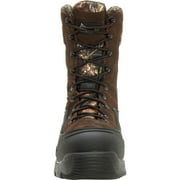 Rocky Blizzard Stalker Waterproof 1200G Insulated Boot, Brown Mossy Oak Breakup, Size 8(MEN)