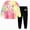 H433-Hot Pink, variant on TOWED22 Little Boys Girls Pajamas Sets Graphic Toddler Pjs Cotton Kids Sleepwear Fall Winter 3 6 9 12 18 24 Months 2 3 4 5 6 7 8 9 Years(Hot Pink,7-8 Y)