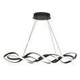 thumbnail image 4 of Wac Lighting Pd-47839 Interlace 39" Wide 3000K Led Abstract Linear Pendant - Black, 4 of 7
