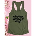 thumbnail image 3 of Mothers Day Bold  Racerback Tank Women -Image by Shutterstock, Female Medium, 3 of 4