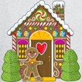 thumbnail image 3 of CafePress - Gingerbread House Zip Hoodie - Zip Hoodie, Classic Hooded Sweatshirt with Metal Zipper, 3 of 4