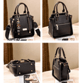 thumbnail image 4 of Bolso de cuero PU JAMW Negro, 4 of 4