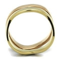 thumbnail image 4 of Womens Rose Gold Ring Anillo Para Mujer Stainless Steel Ring with No Stone Benevento, 4 of 4