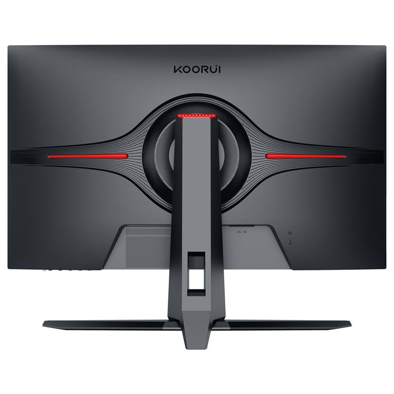KOORUI Ecran PC Gaming 27 Pouces - Full HD (1920 x 1080), IPS, Ecran 144hz  165Hz, 1ms, DCI-P3 90%, AMD Freesync, G-Sync Compatible, Display Port 1.2 &  1x HDMI1.4 & Type-c(15W), Noir