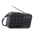 thumbnail image 4 of Radio multifunción con reproductor MP3, miniradio FM portátil de bolsillo con auriculares Negro, 4 of 7