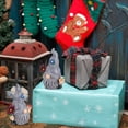 thumbnail image 3 of Adorable gnomo de jardín de resina, decoración artesanal, color gris (flor al azar)., 3 of 6