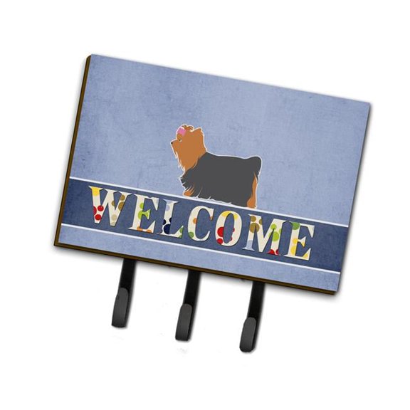 Carolines Treasures BB5538TH68 Yorkshire Terrier Yorkie Welcome Leash or Key Holder