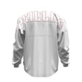 thumbnail image 3 of Women's Fanatics White Philadelphia Phillies Baseball Stitch Spirit Jersey Long Sleeve T-Shirt, 3 of 5