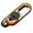Orange, variant on Men’s Car Key Chain Metal Snap Hook Carabiner Keychain Loss Heavy Duty Quick Release Swivel Belt Loop Key Ring Holde