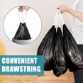 thumbnail image 4 of 100 Count Small Trash Bags, 4 Gallon Trash Bags Drawstring, Black Small Garbage Bags for Bathroom Kitchen Office Bedroom, Unscented, 4 of 4