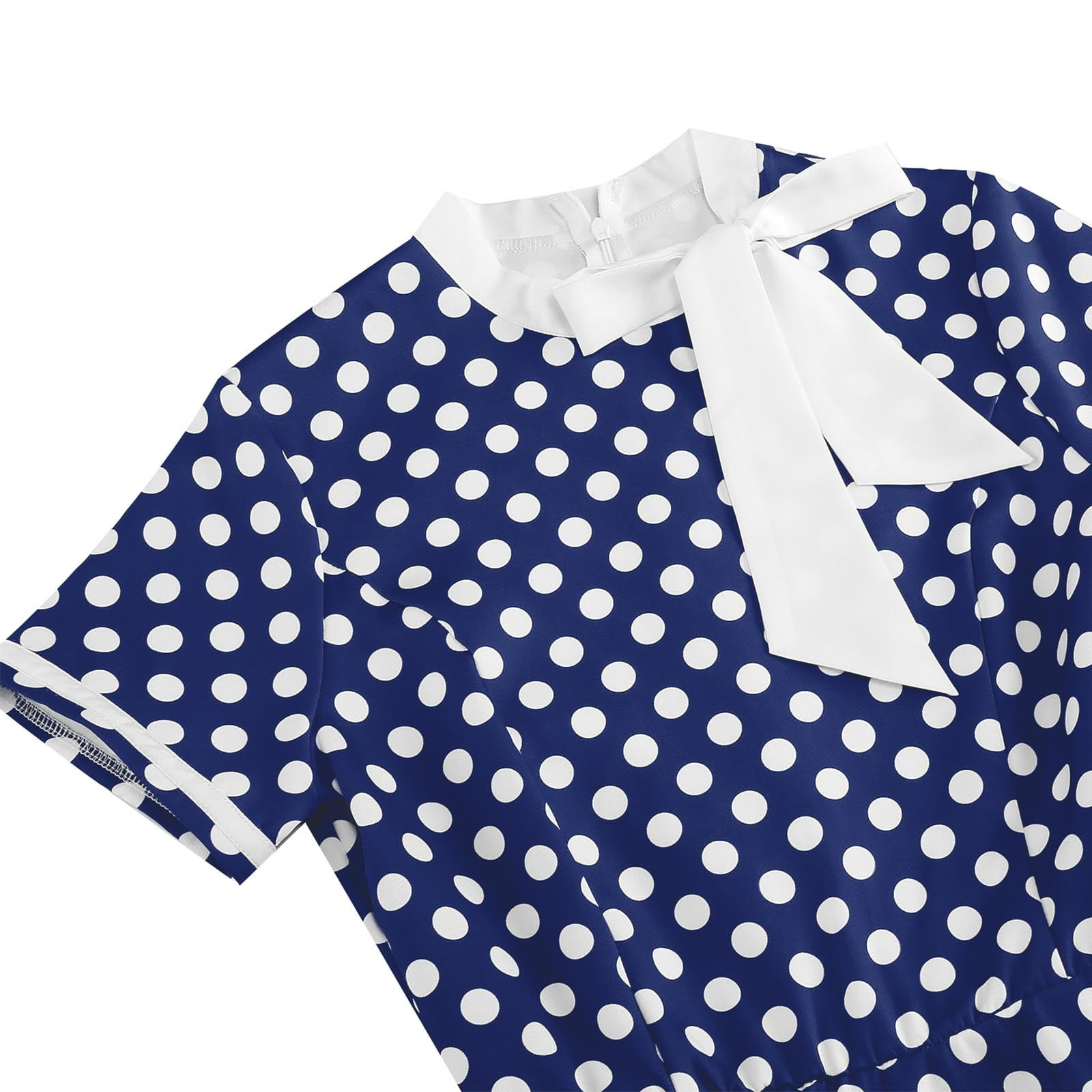 Sentmoon Midi Dresses for Women 2026 Polka Dots Print Athletic Dress for Women Short Sleeve Holiday Oversized Flowy Dress The Holiday for Any Occasion and Event XL