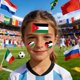 thumbnail image 4 of Decoración del hogar, decoración de habitaciones, suministros para celebraciones de aficionados al fútbol. 10 pegatinas de tatuajes para ver partidos de fútbol. Fiestas temáticas de aficionados, decor, 4 of 6
