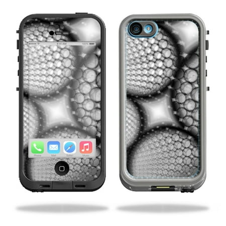 Mightyskins Protective Vinyl Skin Decal Cover for LifeProof iPhone 5C Case fre Case wrap sticker skins Fractal