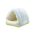 thumbnail image 2 of Cozy Parrot Hammock Nest Plush Winter Sleeping Bag for Small to Medium Birds Cage Warm Accessory, 5.91x5.91x5.51 inches, 2 of 6