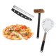 thumbnail image 1 of Juego de cáscaras de pizza, de pizza, de pizza y cepillo para horno de pizza, Roker de 8 pulgadas, gourmet para Macarena Cáscara de pizza, 1 of 7