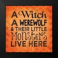 thumbnail image 2 of Louise, Gigi 15x15 Black Modern Framed Museum Art Print Titled - Witch Werewolf, 2 of 5