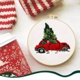 thumbnail image 1 of teapwant Christmas Embroidery Kit With Embroidery Hoop New Easy Embroidery Kit For Beginners And Adults Full Embroidery Hoop Kit With Needles And Thread Included, 1 of 6