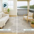 thumbnail image 5 of Addison Rugs Chantille Indoor/Outdoor Transitional Geometric Ivory Machine Washable Runner Rug, 2'3" x 7'6", 5 of 8
