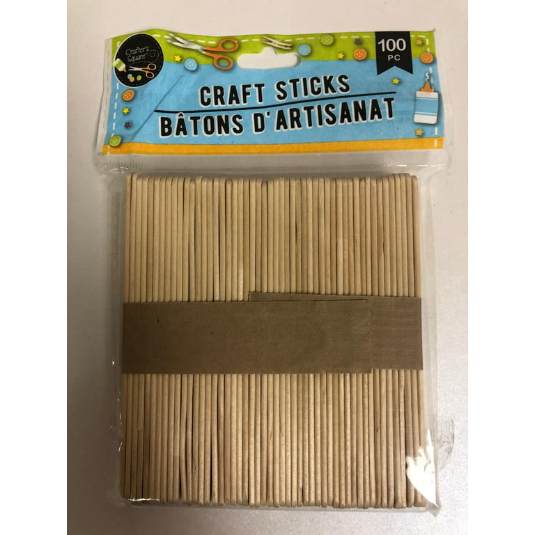  Hygloss Products, Inc Natural Wood Popstix - Popsicle Sticks -  Art Projects, Kids Crafts, Baking Supplies - 4 1/2 inches, 150 Pieces  (72115) : Everything Else