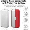 thumbnail image 3 of HHHC Étui de Batterie Apple Vision Pro en Silicone, Rouge, Anti-Rayures, Antichoc, 3 of 5