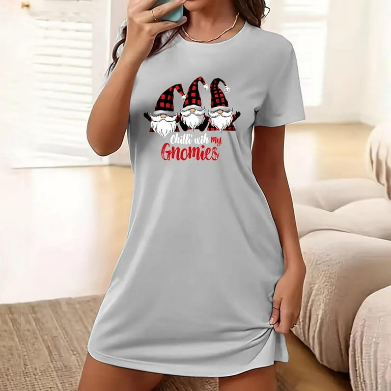ladies christmas t shirt dress Simply Southern Red Sequin Merry Christmas Dress