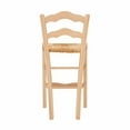 thumbnail image 5 of Linon Home Decor CS278NAT02ASU 38.40 x 13.80 x 17.90 in. Filomena Natural Counter Stool - Set of 2, 5 of 9