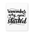thumbnail image 5 of Inspirational Wall Art Remember Why You Started Plain Motivation Wall Decor for Home Office Gym Inspiring Success Quote Print Ready to Hang Unframed, 5 of 18