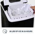 thumbnail image 3 of Koolatron Compact Countertop Ice Maker with Digital Controls and LED Indicators, Fast Ice Production for Home, 3 of 9