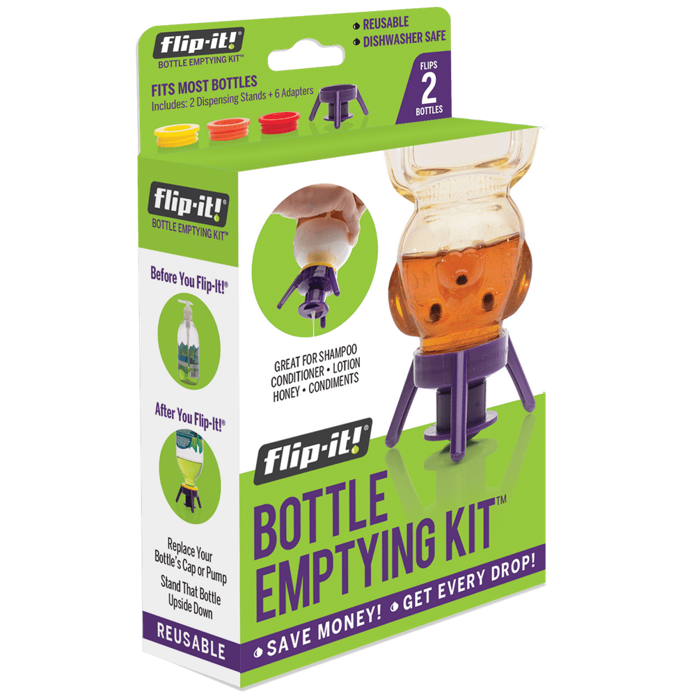 FlipIt! Bottle Emptying Kit, 2Pack Kitchen/AllPurpose