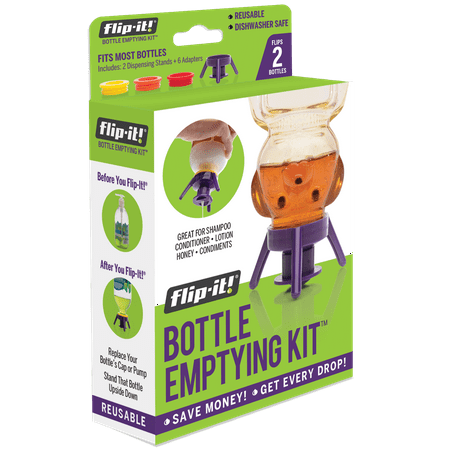 

Flip-It! Bottle Emptying Kit 2-Pack -Kitchen/All-Purpose