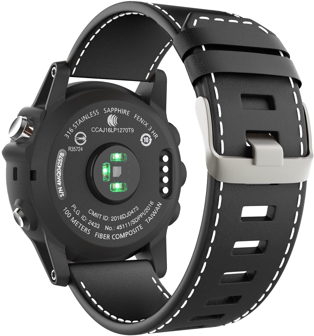 MoKo Band Compatible with Garmin Fenix 3, Premium Genuine Leather  Replacement Strap Fit Garmin Fenix 3/Fenix 3 HR/Fenix | Walmart Canada