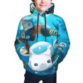 thumbnail image 3 of The Octonauts Youth Active Sweatshirt Printing Casual Pullover Hoodies Winter Fall Clothes Outerwear X-Large, 3 of 7