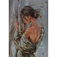 thumbnail image 2 of Luniak, Monika 18x24 Black Ornate Wood Framed with Double Matting Museum Art Print Titled - Ready?, 2 of 4
