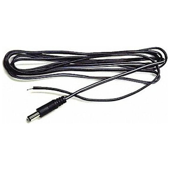 Vitek Flying Power Lead,Rubber,2.1mm Plug,Blk VT-ME1724101
