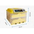 thumbnail image 4 of INTSUPERMAI Egg Incubator Hatcher Digital Auto-Turning Poultry Hatcher Egg Chicken Duck 96 Eggs Humidity Temperature Control, 4 of 11