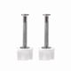 thumbnail image 4 of Toilet Seat Fittings,universal Toilet Seats Screws And Bolts Toilet Seat Hinges Bolt Nut Expanding Rubber Top Nuts Screws Toilet Seat Fixing Kit, 4 of 5