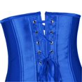 thumbnail image 5 of MISS MOLY Women's Lace Up Boned Corset Jacquard Brocade Waist Training Underbust Beige 5XL, 5 of 5